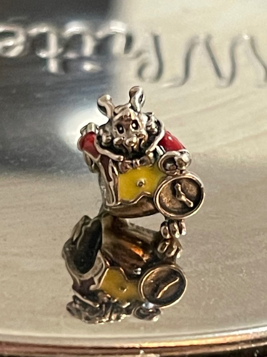 Pandora Disney Alice in Wonderland White Rabbit charm - Picture 1 of 6